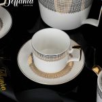 Teffania Noir Doré Coffee Set